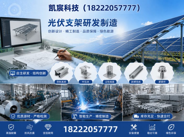 红桥区光伏支架研发制造展示图